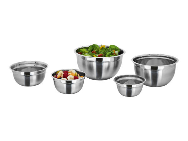 Ernesto Stainless Steel Mixing Bowls Lidl Great Britain Specials