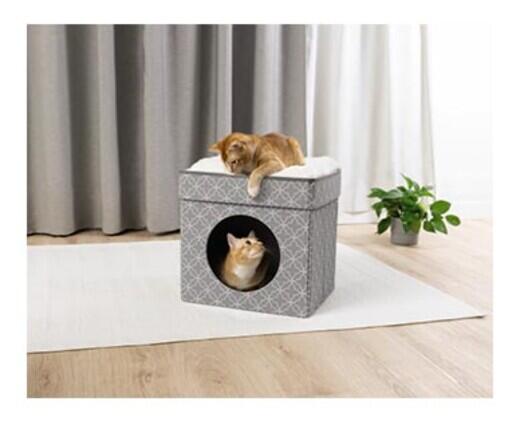 Heart To Tail Collapsible Cat Cube Condo Aldi Us Specials Archive