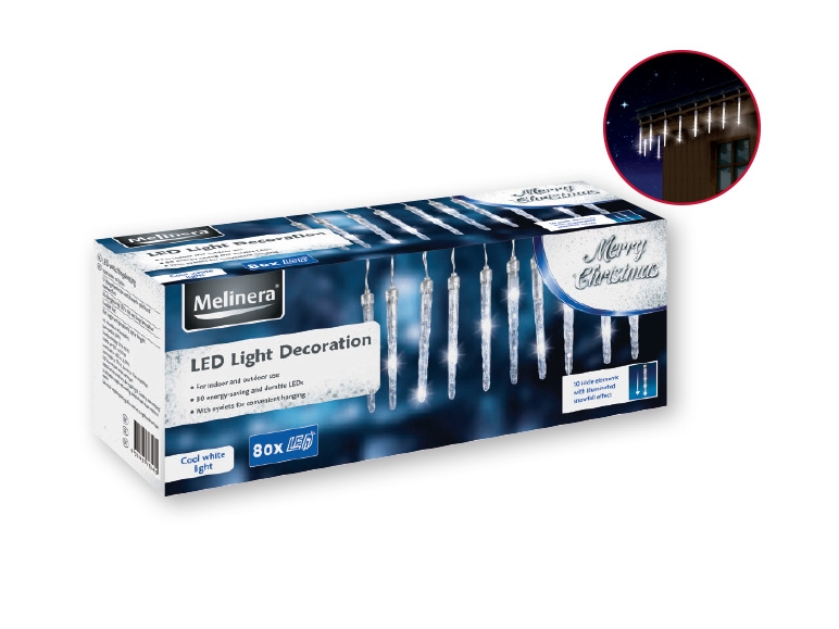 Melinera Led Christmas Icicle Lights Lidl Northern Ireland