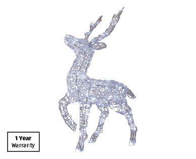 Led Solar Acrylic Look Reindeer Light Aldi Australia Specials Archive