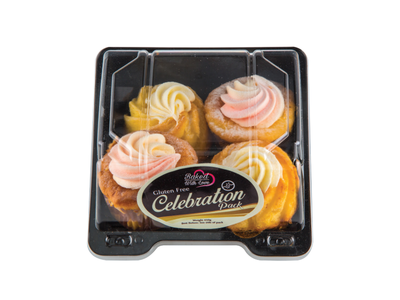 BAKED WITH LOVE Gluten Free Mini Celebration Cakes Lidl Ireland