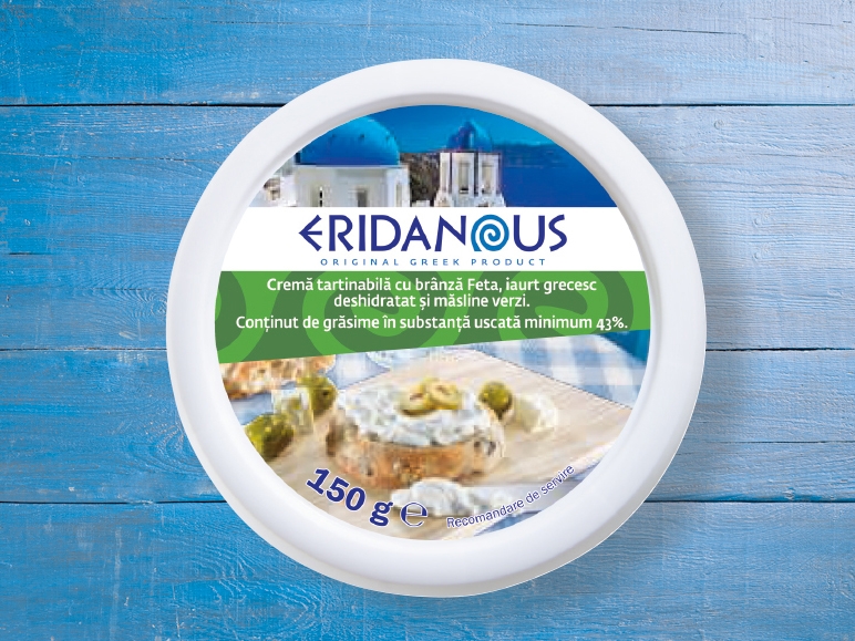 Cremă tartinabilă cu brânză Feta Lidl România Promoții arhiva