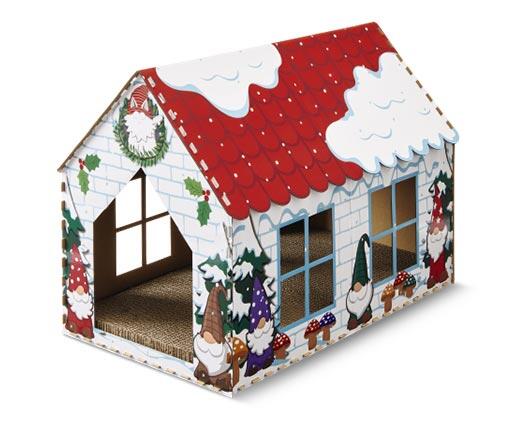 Heart To Tail Holiday Cat Scratching Playhouse Aldi Us Specials