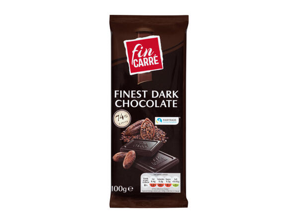 Fin Carré Premium 74 Dark Chocolate Lidl Great Britain Specials