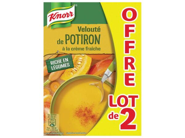 Knorr Velouté de potiron Lidl France Archive des offres