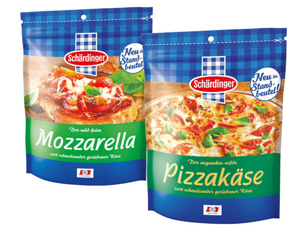 SCHÄRDINGER Pizzakäse oder Mozzarella gerieben