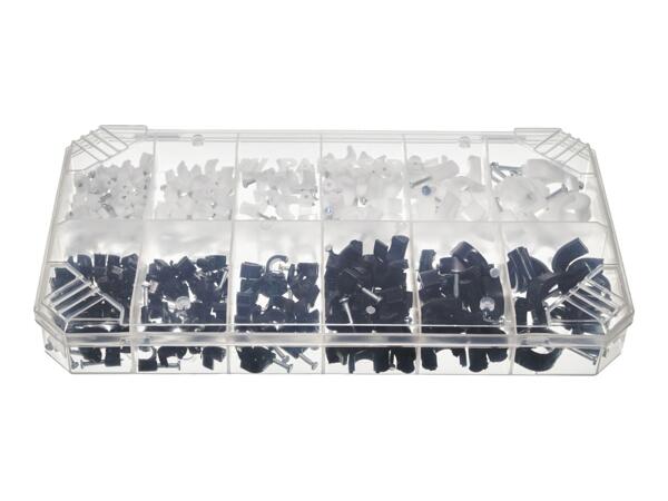 Parkside Cable Clamp Assortment - 264 Pieces