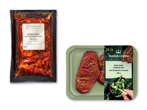 MEATGROUP/DANISH CROWN Marineret spidersteak eller snap steak