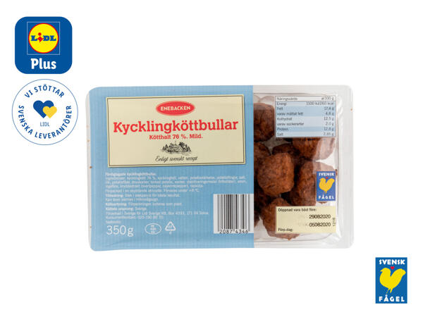Kycklingköttbullar