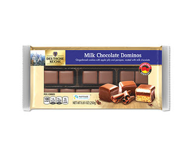 Deutsche Küche Milk or Dark Chocolate Dominos