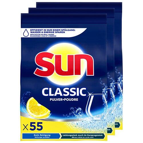 SUN Poudre pour lave-vaisselle, citron