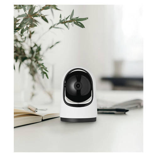 Smart Pan & Tilt Indoor Security Camera, White