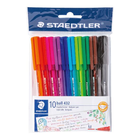 STAEDTLER(R) 				Balpennen, 10 st.