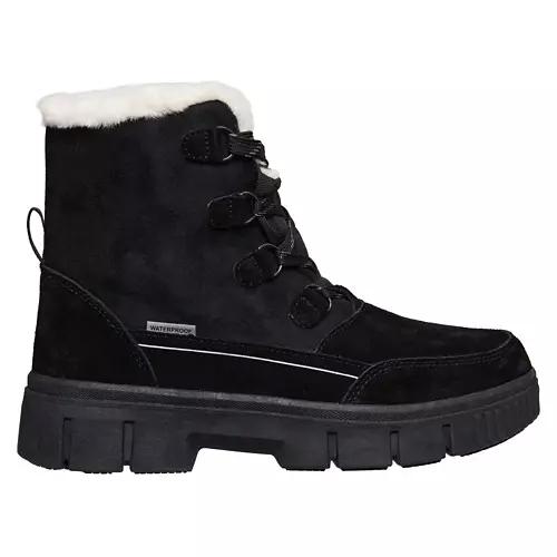 Ladies Waterproof Winter Boots - Black, 9