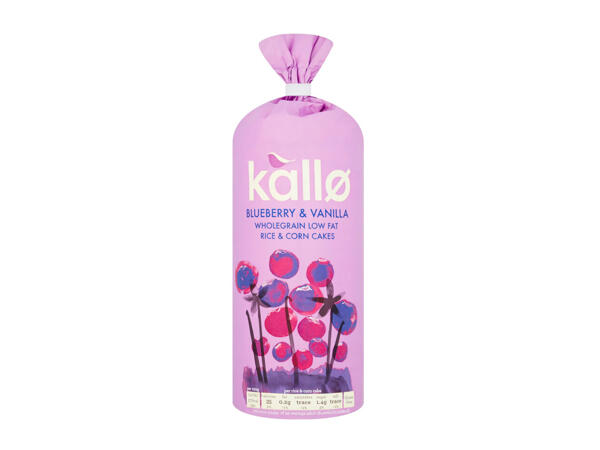 Kallo Blueberry & Vanilla Rice Cakes