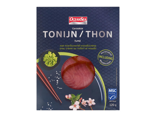 Geräucherter Thunfisch