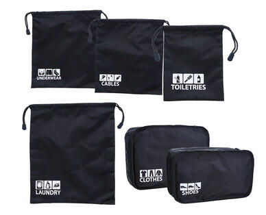 Travel Organisers 6pk