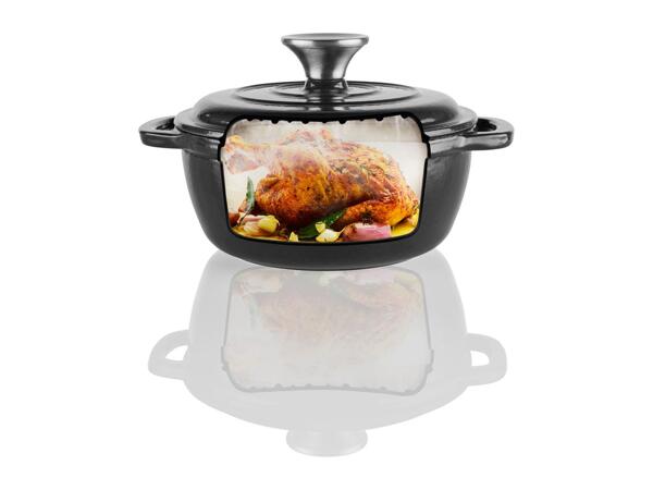 Livarno Home 1.3L Cast Iron Casserole Dish