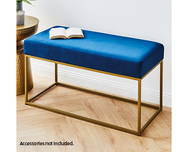 Liza Velvet Bench