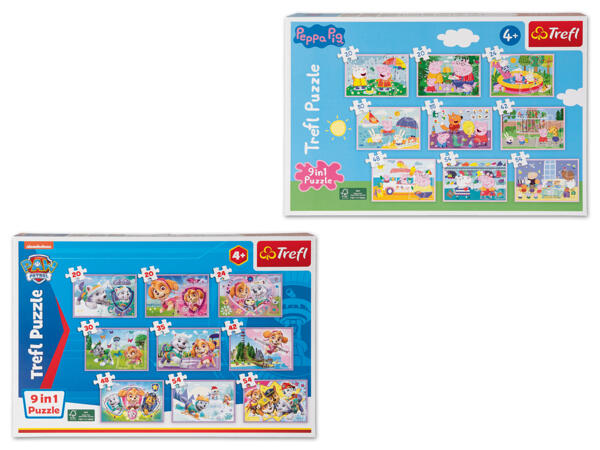 Trefl(R) 9-in-1 Puzzle-Set