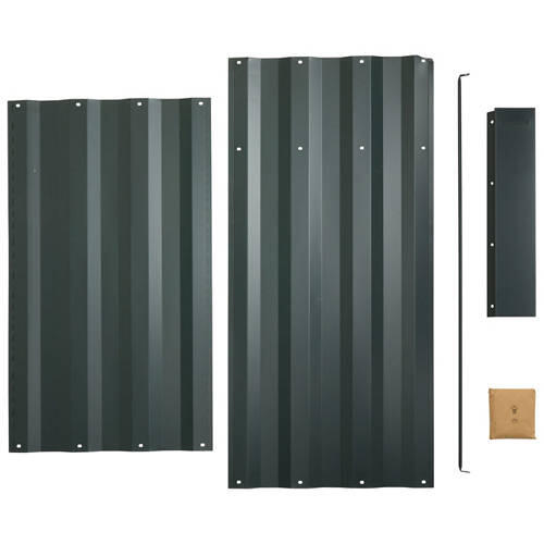 Large Metal Dark Green Garden Bed