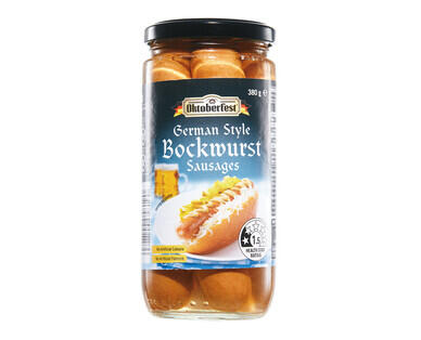 Oktoberfest German Style Bockwurst Sausages 380g