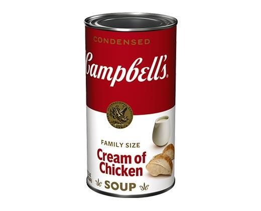 Campbell's 
 Family Size Condensed Cream of Chicken Soup