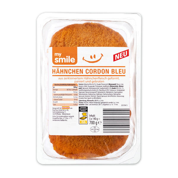 Hähnchen Cordon Bleu