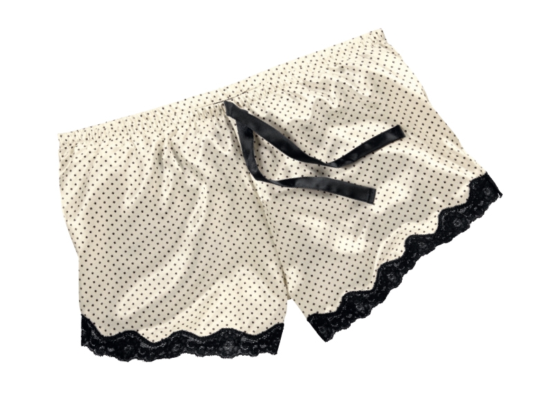 Short de pyjama avec dentelle