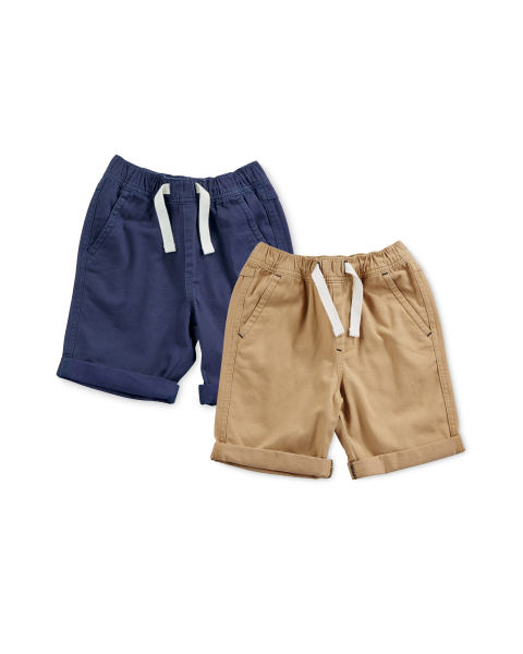 Boys' Chino Shorts 2 Pack