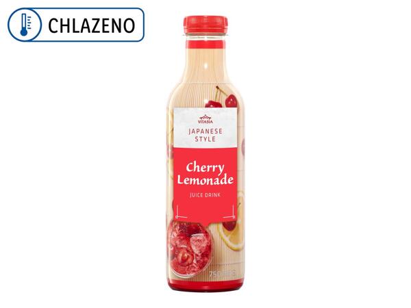 OVOCNÝ NÁPOJ S CITRONOVOU A TŘEŠŇOVOU ŠŤÁVOU