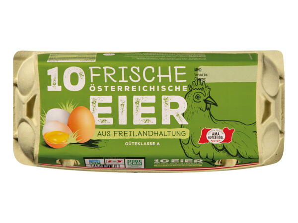 Eier aus Freilandhaltung