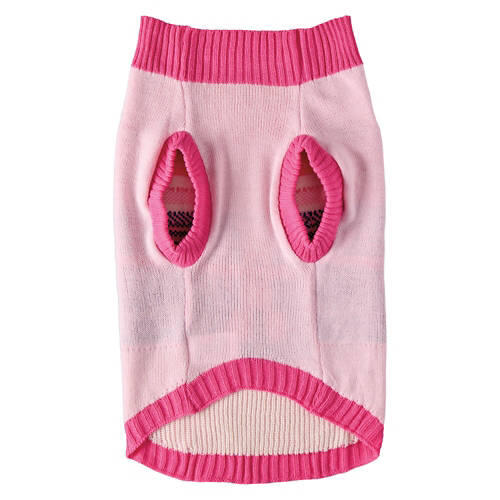 Pet Christmas Sweater - Pink Nutcracker, XS