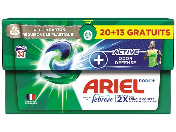 Ariel Pods Active + odor defense