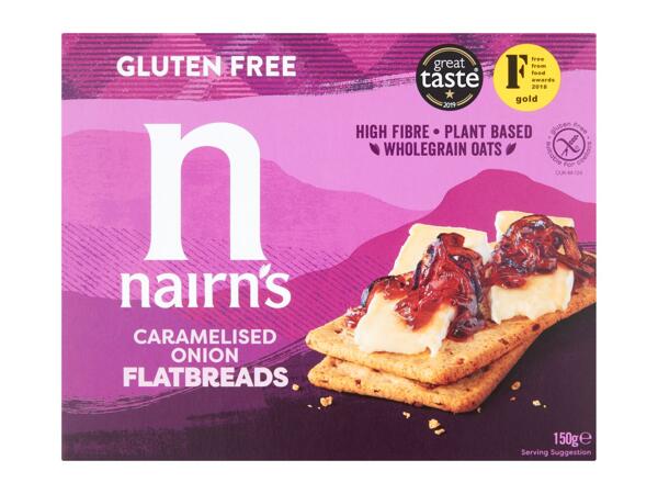 Nairn's Gluten Free Caramelised Onion Flatbreads