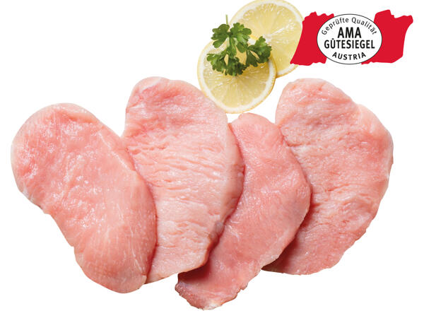 Frische Karreeschnitzel