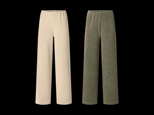 Pantalon au look velours côtelé