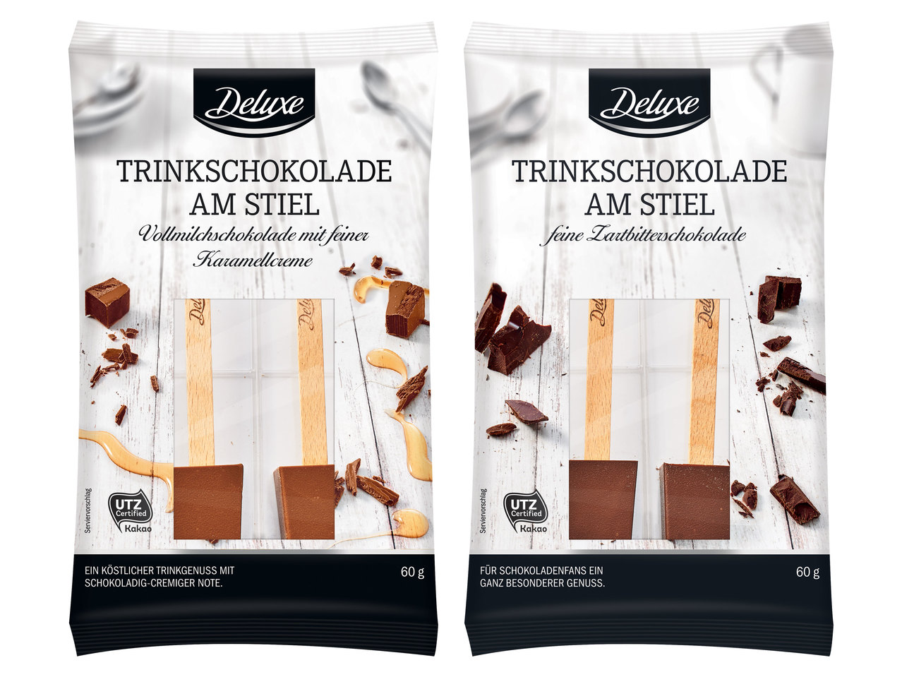 DELUXE Trinkschokolade am Stiel