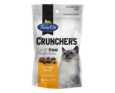 Fussy Cat Grain Free Crunchers Cat Treats 100g