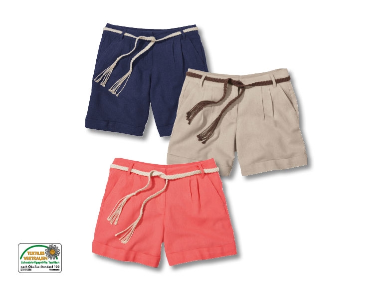 Leinen-Shorts