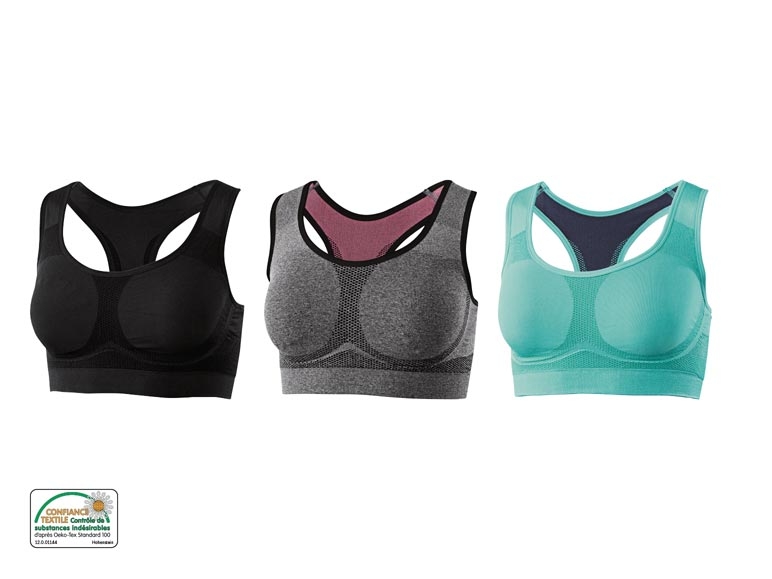 Brassière de sport sans coutures