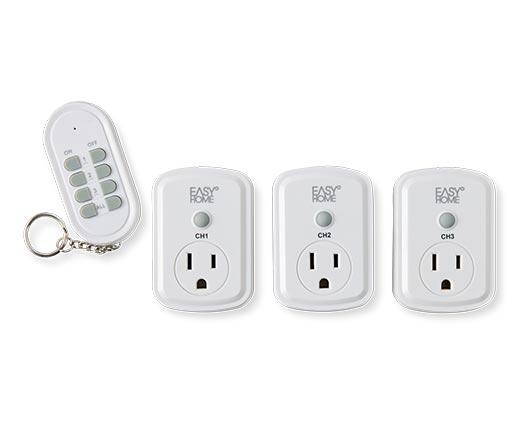 Easy Home 
 Wireless Remote Controlled Outlets