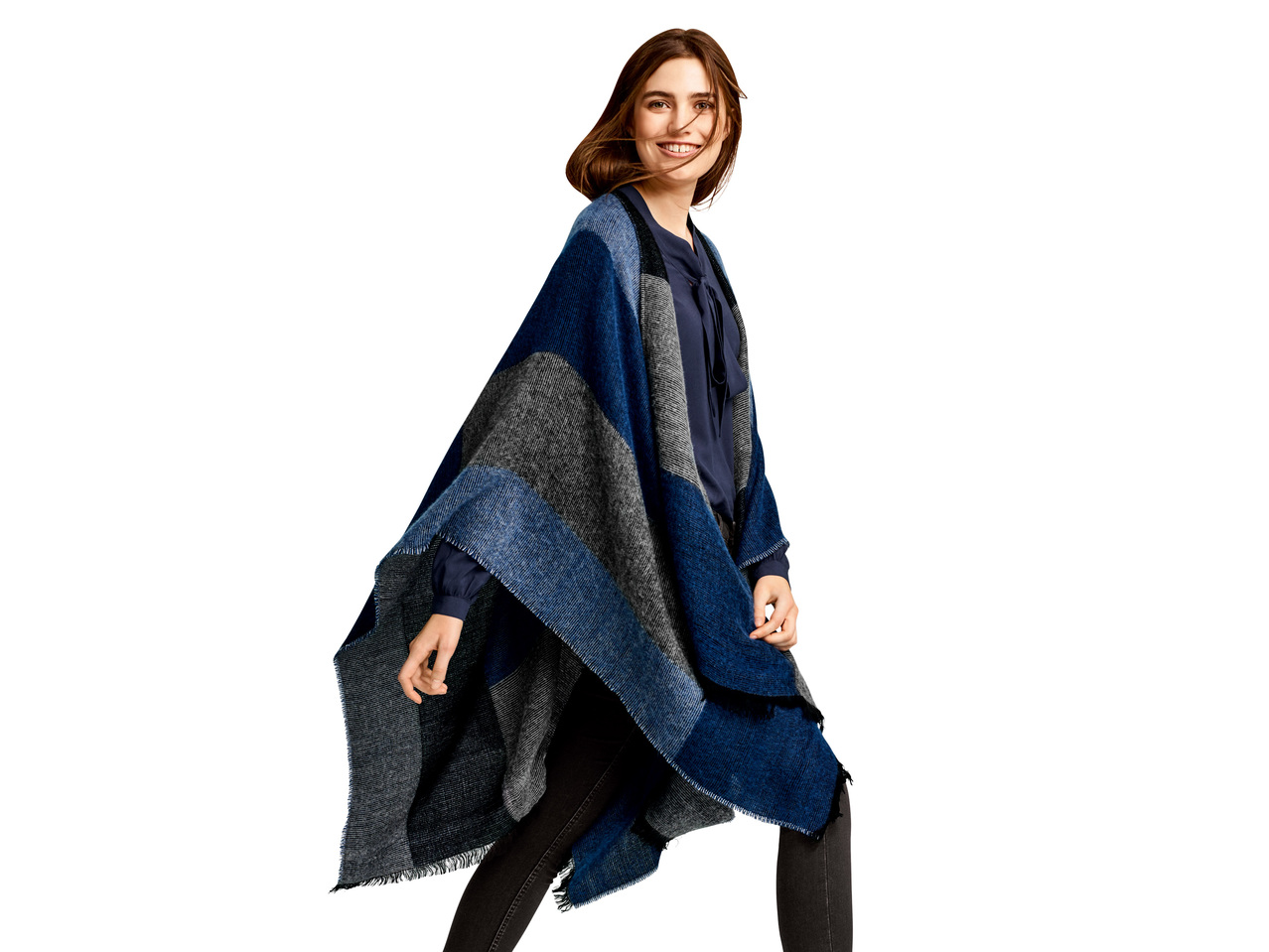 Damen Poncho1