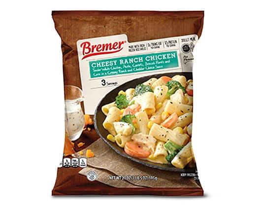 Bremer 
 Three Cheese Chicken or Cheesy Ranch Chicken Skillet