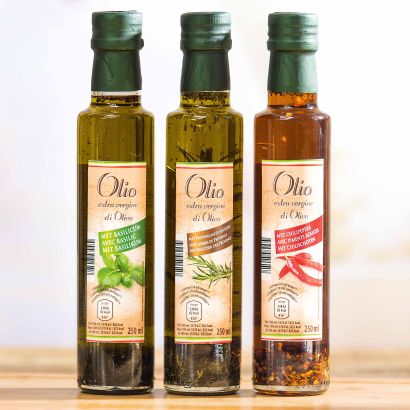 Huile d'olive aromatisée