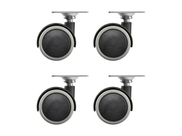 Castors Set, 4 or 8 pieces