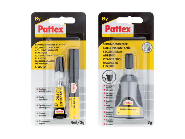 Colle instantanée plastique Pattex