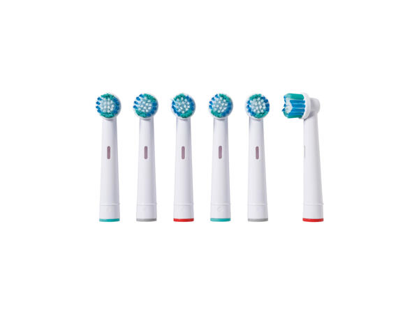 NÁHRADNÍ HLAVICE PRO ELEKTRICKÝ ZUBNÍ KARTÁČEK – 6 KUSŮ