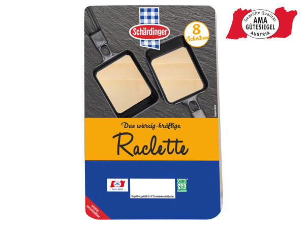 Schärdinger Raclette in Scheiben
