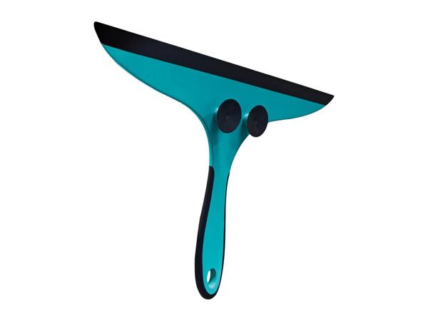 Wenko Green Bathroom Squeegee With 2 Suction Cups